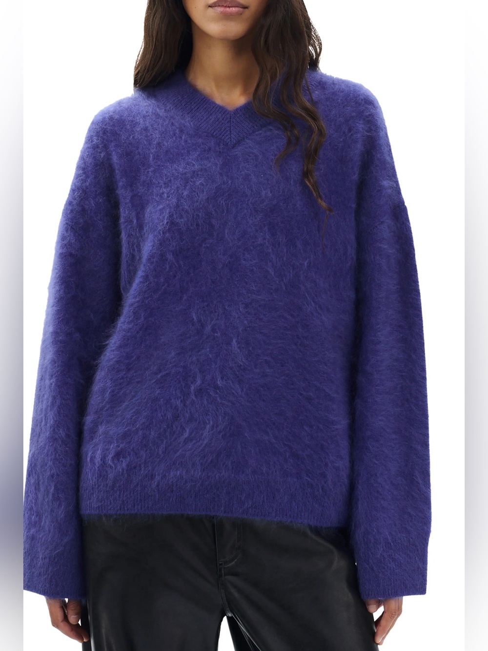 Rag & Bone Jada Brushed 100% Cashmere Sweater